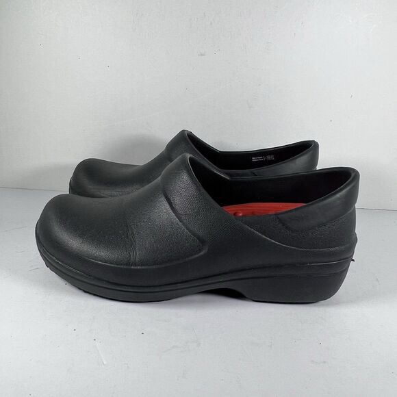 Crocs Neria Pro II Black Slip On Work Clogs Slip Resistant Women's Size 7 - Picture 3 of 8